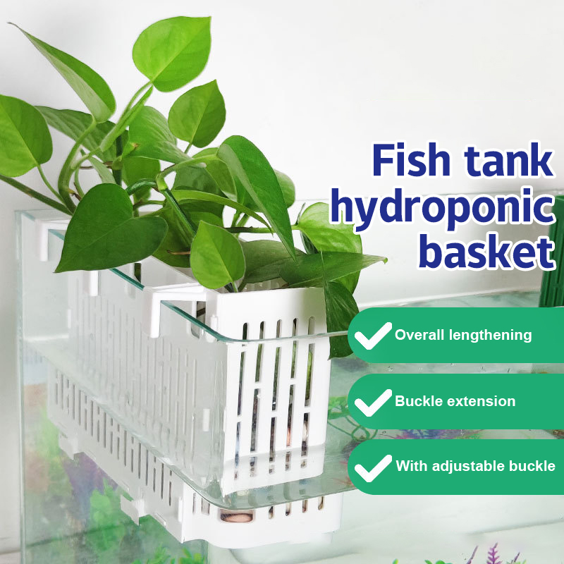 Ocean Aquarium - 【F】Fish Tank Hanging Planter Aquatic Plant