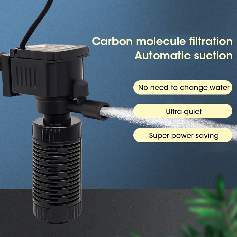 Saltwater Tank - Mini Fish Tank Filter Quiet Submersible