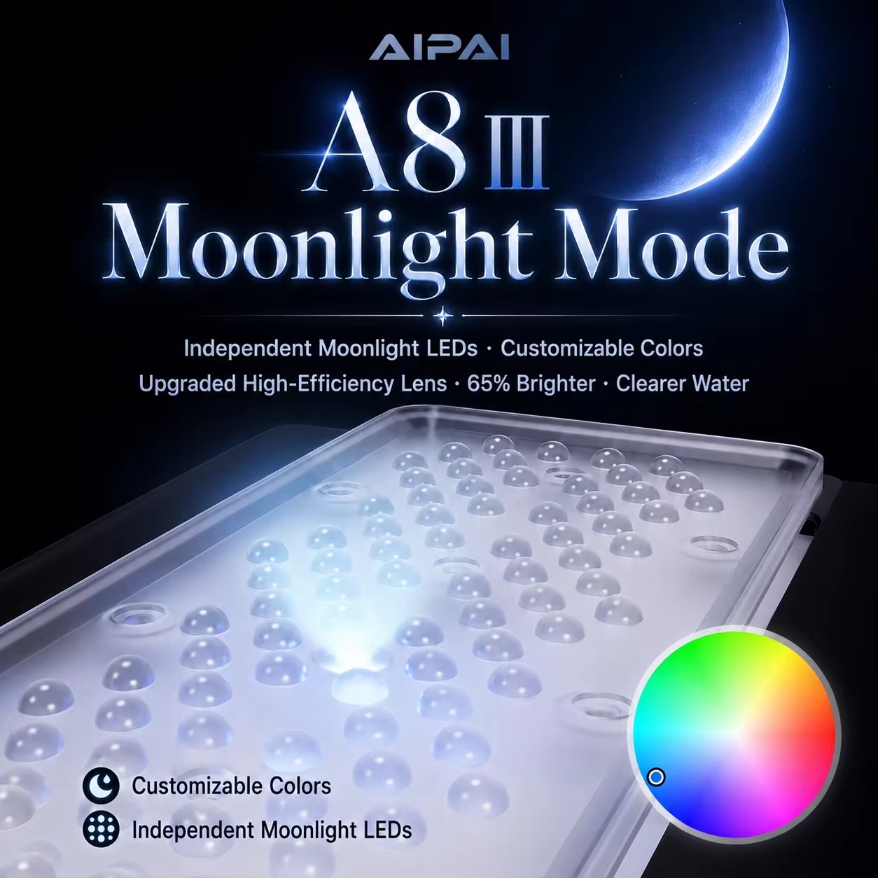 A8 Pro III Max 230W 8 Channels - Reef Lighting 评论和价格