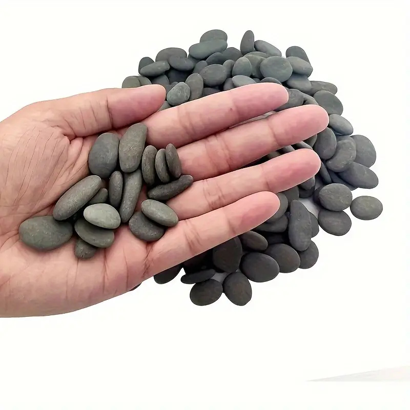 20Pcs Natural River Rocks Smoo - Marine Fish Tank 评论和价格