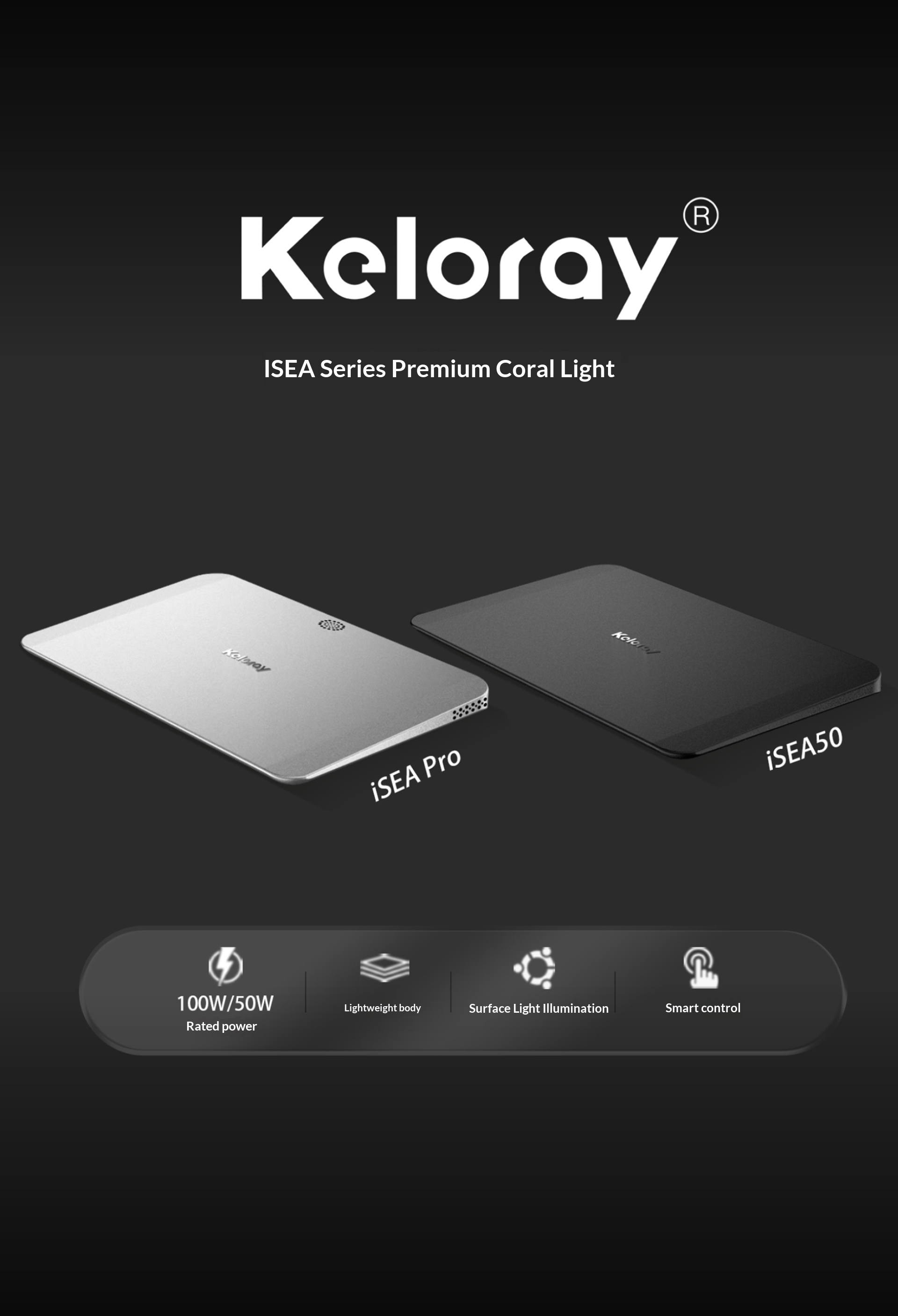 Keloray iSEA50/Pro Full Spectr - Reef Lighting 评论和价格