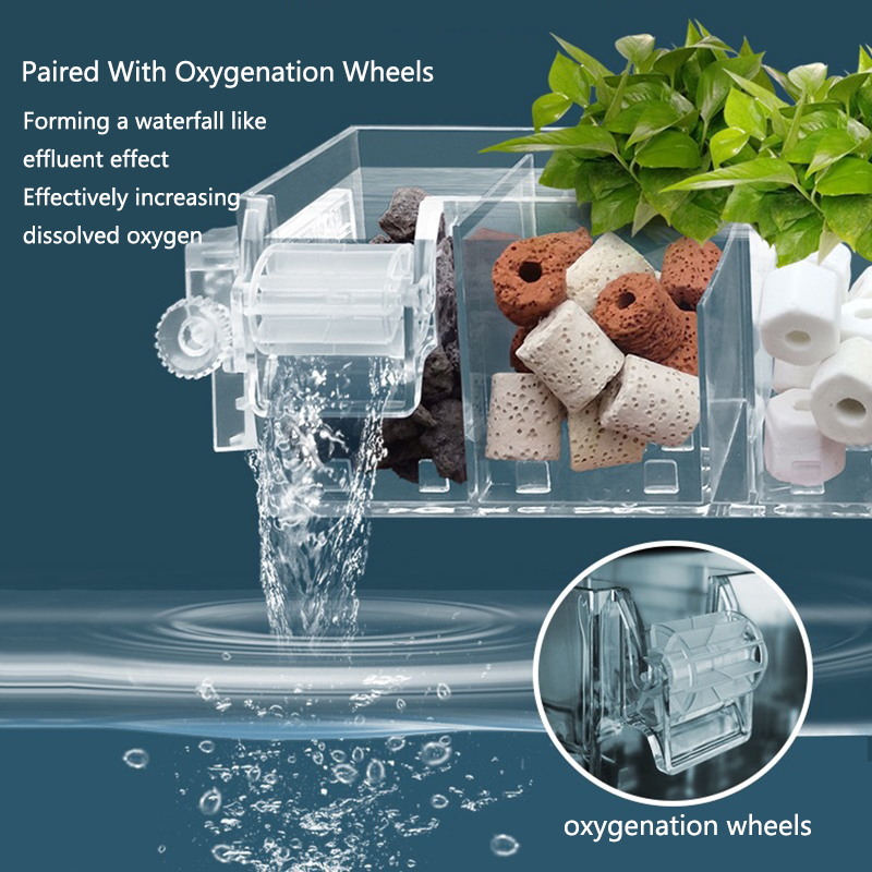 Fish Tank Waterfall Filter Box - Reef Tank Filter 评论和价格